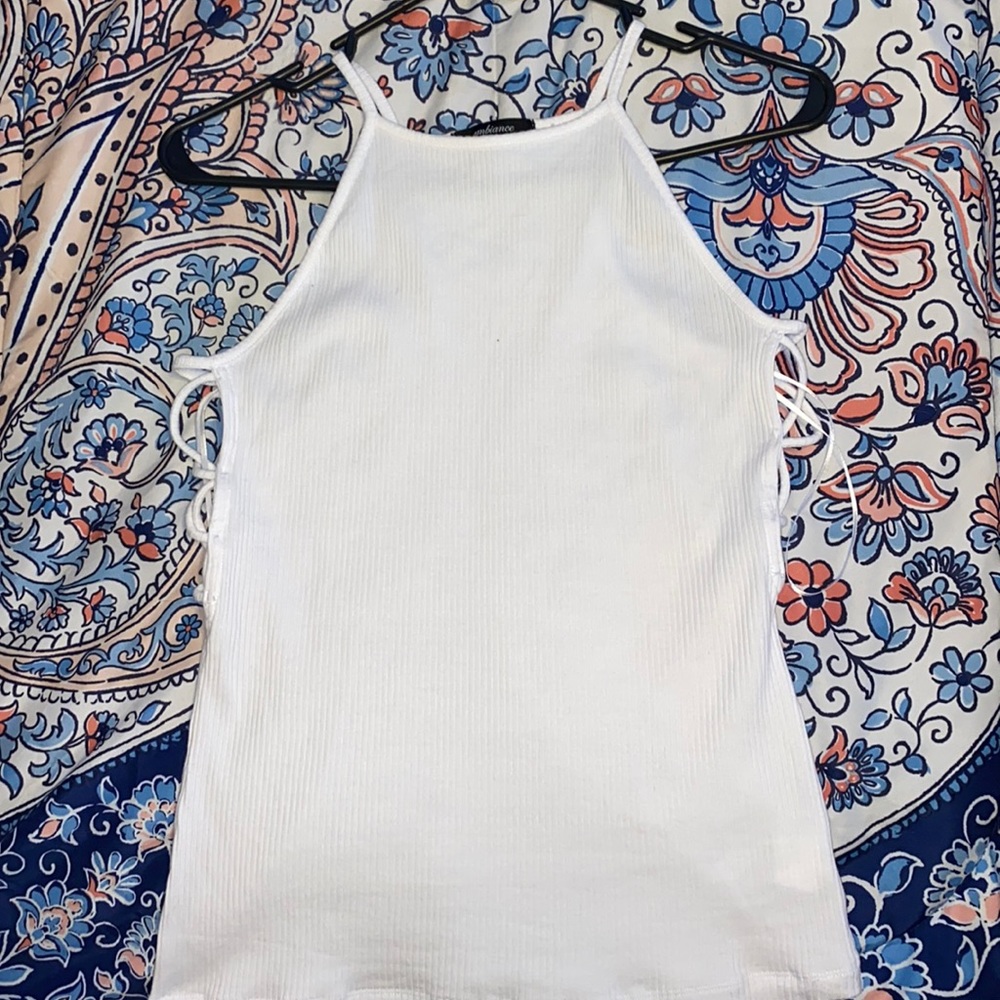White Laced Top